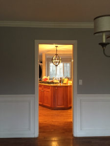 Closed Off Kitchen in Weston CT Colonial